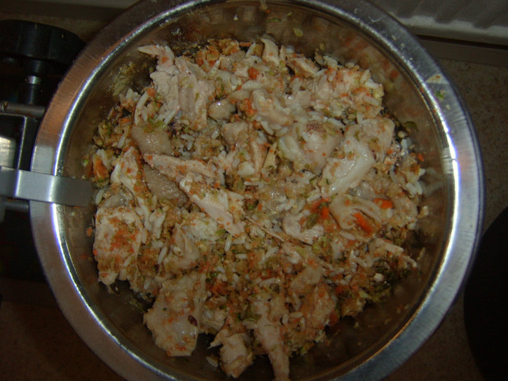 Mhhhh... Putenfleisch, Reis und Gemüse